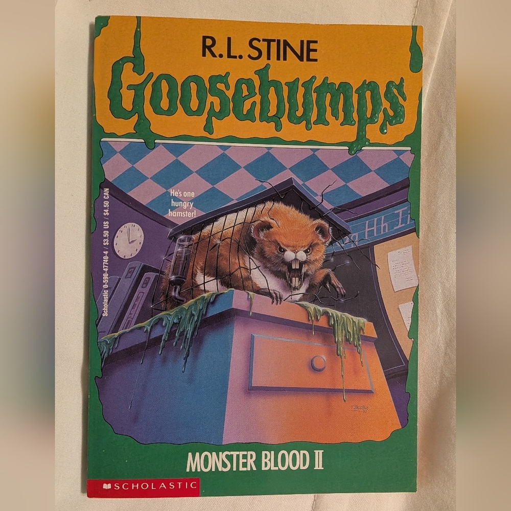 Vintage Goosebumps Monster Blood II Chapter Book. Excellent Condition 1994 #18